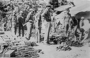 GOC inspecting arms and ammunition at Atgram, November 1971
