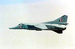 MiG23BN SM264 in flight.  