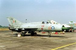 MiG-21FL (C743), from the No.8 Squadron