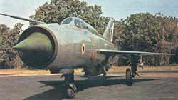 GP9 Gunpack on a MiG-21FL
