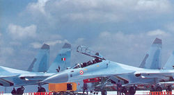 Su-30 on induction day