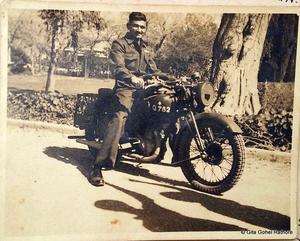 Motorbike at Kohat - 1942/43