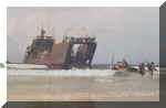 L35 drops off troops & vehicles, during a amphibious landing exercise. Image © Indian Navy