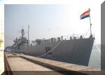 INS Shardul on the day of her commissioning at Karwar naval base in Karnataka. Image © PRO, Indian Navy