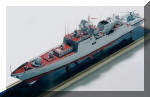 A scale model of a fully completed Talwar Class destroyer. Image © http://www.shipmodels.ru/