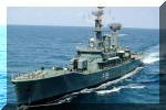 INS Udaygiri at sea. Image © Indian Navy