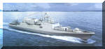 An artist's impression of the Talwar Class guided-missile destroyer. Image © Manoj Joshi